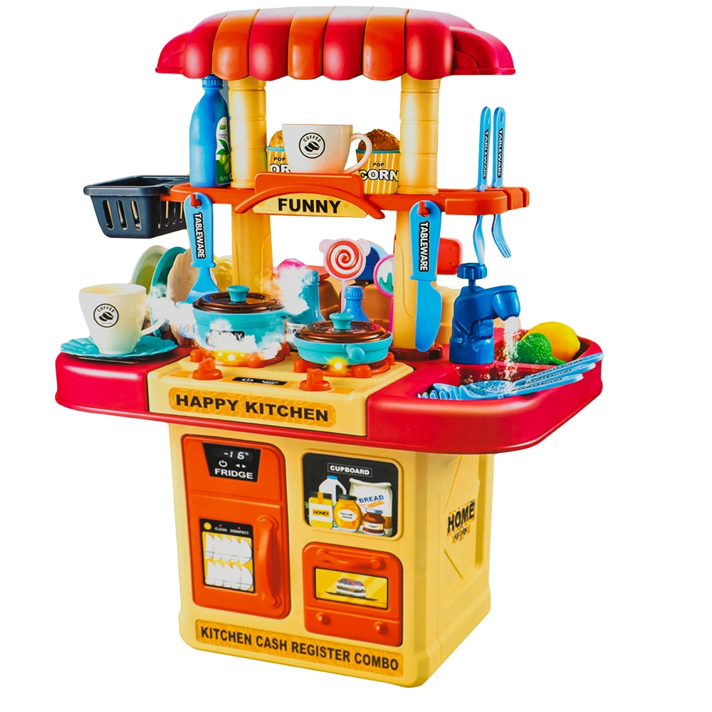 Play set multifunctional, bucatarie si supermarket, 7Toys