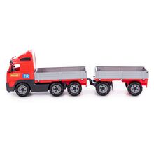 Camion cu remorca - Volvo PowerTruck, 77x19x25 cm, Wader, 7Toys