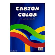 Carton Color A4, 200g, 10 culori, 10 coli/set , 7Toys