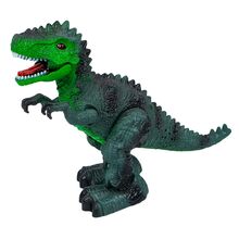 Dinozaur cu baterii, Verde, Adventure,  7Toys