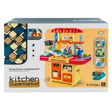 Play set multifunctional, bucatarie si supermarket, 7Toys