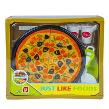 Set fast food Pizza si accesorii, 7Toys