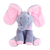 Jucarie interactiva Bebelusi - Elefantul Cucu Bau  Roz, 7Toys