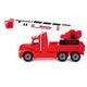 Masina pompieri+macara - Mike, 82x19x37 cm, Wader, 7Toys