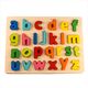 Puzzle educativ din lemn, Alfabetul, 7Toys