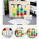 Joc Montessori – Labirint asociere culori si fructe 2 in 1, 7Toys